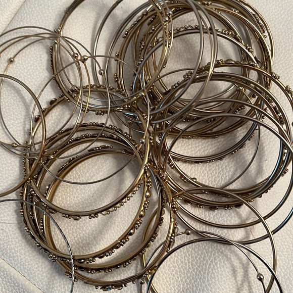 Designer Stackable Bracelets / Gold or Silvertone - NWT - Picture 12 of 15